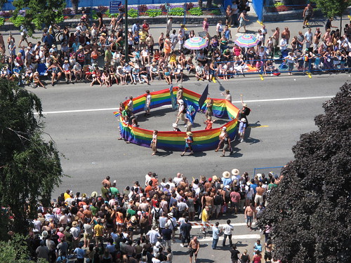 Vancouver Pride Parade - Rainbow Ribbons