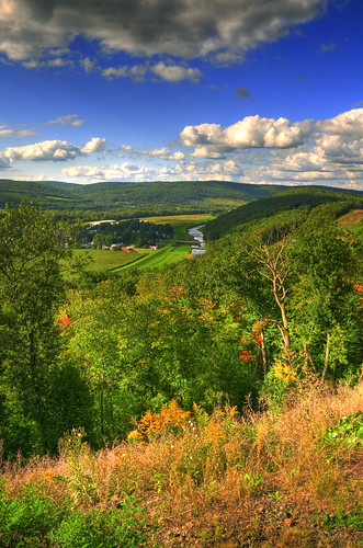 Tioga Reservoir and Area by agladshtein, fall outdoors pennsylvania scenic pa hdr chemungriver nikkor18200mmvr 5xp tiogariver alleghenyplatea
