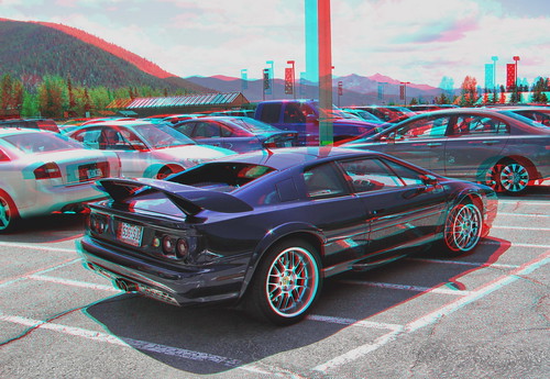 auto car canon geotagged 3d colorado lotus anaglyph stereo keystone esprit mapped twincam redcyan sx110is