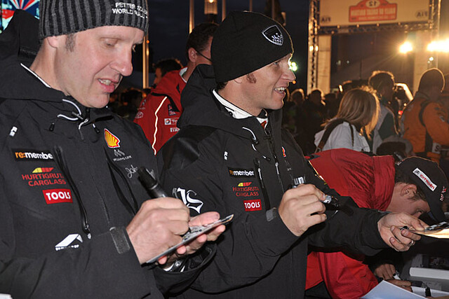 Phil Mills and Petter Solberg