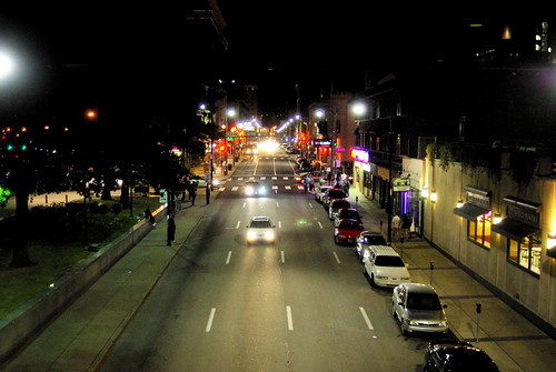 city nights--the traffic lights say no, no