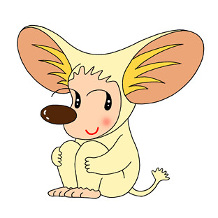 Monkey cartoon character - Big ear monkey | Original cartoon… | Flickr