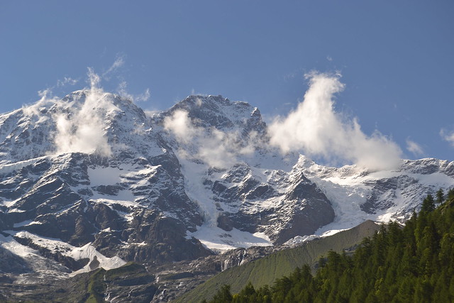 Monte Rosa visto dall'Alpe Pile