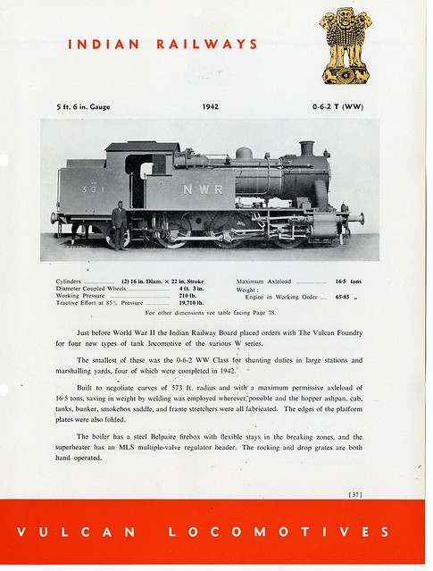 Vulcan Foundry - Locomotives Catalog - page 37