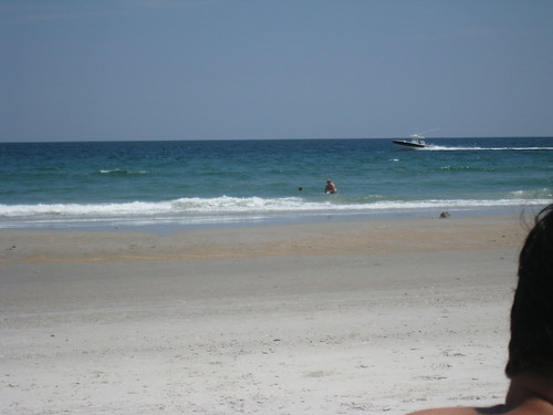ocean beach sand waves kites seashore wrightsville