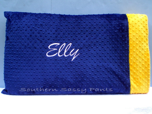 Personalized Standard Minky Pillowcases