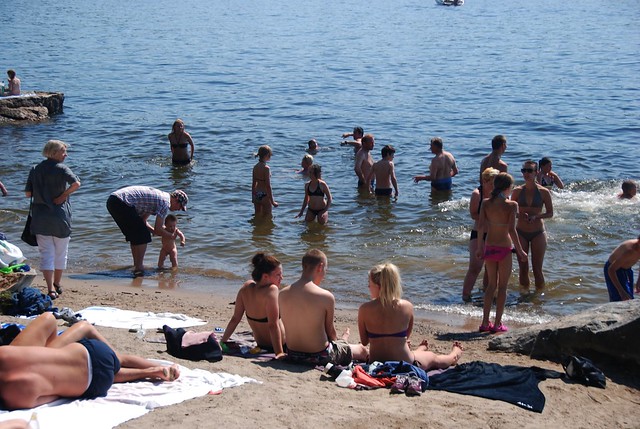 Södermalm Beach Scene