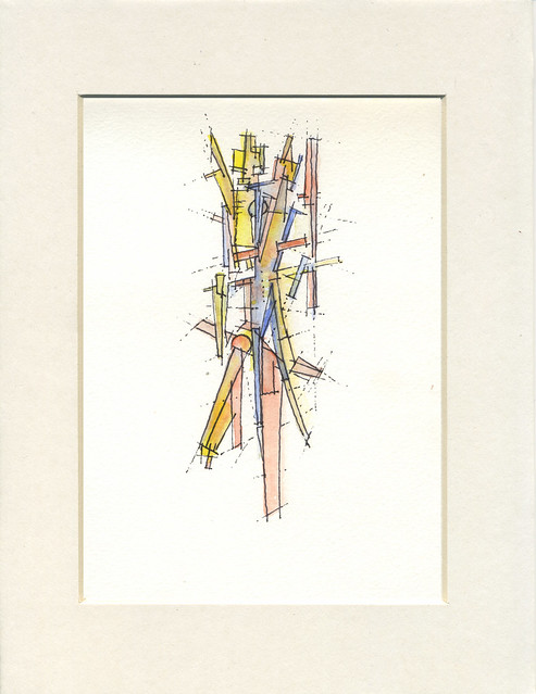 SOLD!_Tectonic Series- Watercolor Four