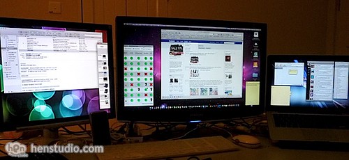 Multi-screens workspace with mac | by henmaker