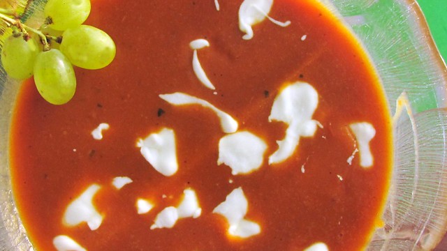 selbstgemachte leckere Kürbis Suppe - Pumpkin Soup: Guten Appetit ... Kürbissuppe  ..  .. bon Apettito .. minestra della zucca .. amigos !!