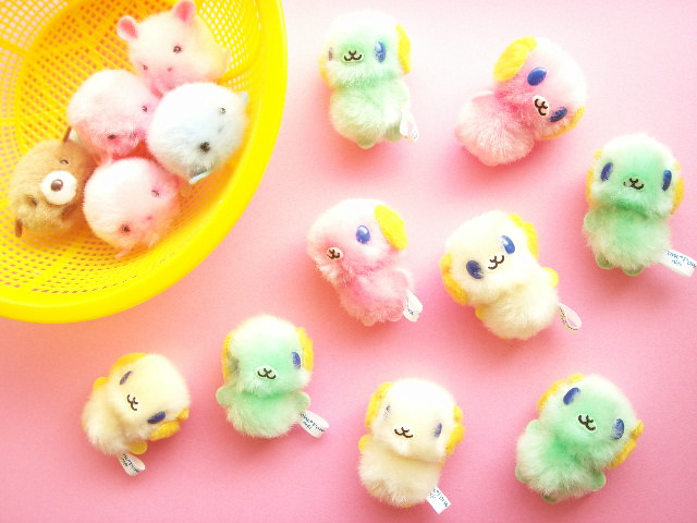 Kawaii Cute Pom Pom Mascot Tiny Dolls Craft Ideas Supplies Japan