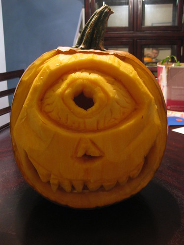 Pumpkin Carving 09: Mike Wazowski | Great Pumpkin Carving of… | Flickr