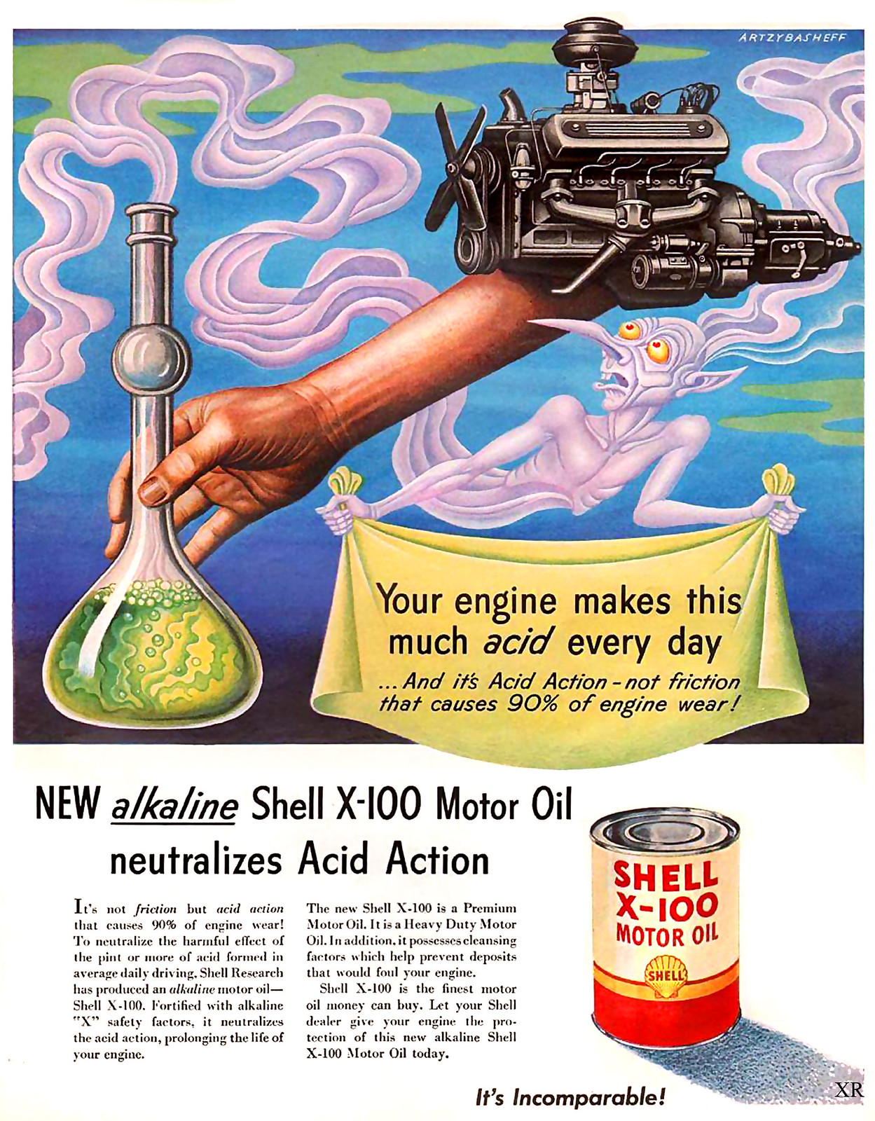 1956 ... shell, acid - Artzybasheff
