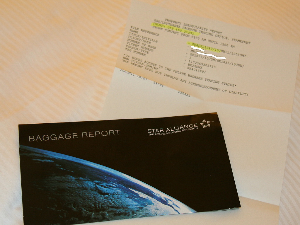omgive renovere skrivning Lufthansa Bagage Report | Pål Leiren | Flickr