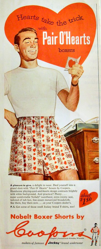 1940s JOCKEY Boxer Shorts Men Underwear Vintage Men's Fash…