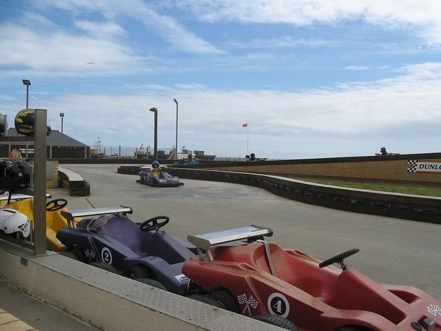 Go-Karting on Hastings Seafront, East Sussex Coast