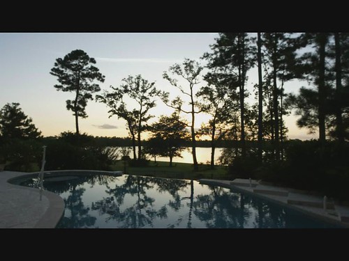sunset motion pool clouds movie timelapse video long exposure texas time sony sigma glowstick alpha lapse kingwood 1530 a700