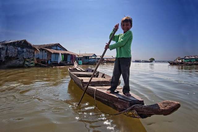 Kampong Chhnang, Cambodia - Floating Village