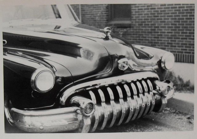 1950s vintage photo AUTOMOBILE CAR Grille STATEN ISLAND NEW YORK