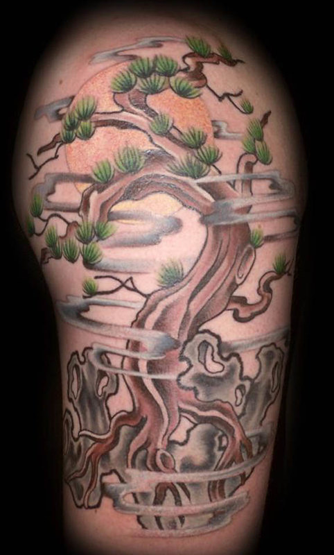 Inkd Artistry Tattoos  Henna  Bonsai tree tattoo Never did one before  but loved the outcome Follow for art Contact me to schedule an  appointment bishoprotary aftercareh2ocean worldfamousink h2ocean  tattooartist art 
