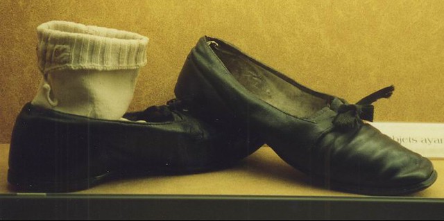 Lourdes - Museum - Ste Bernadette's Shoes and Sock