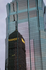 foshay tower, reflected