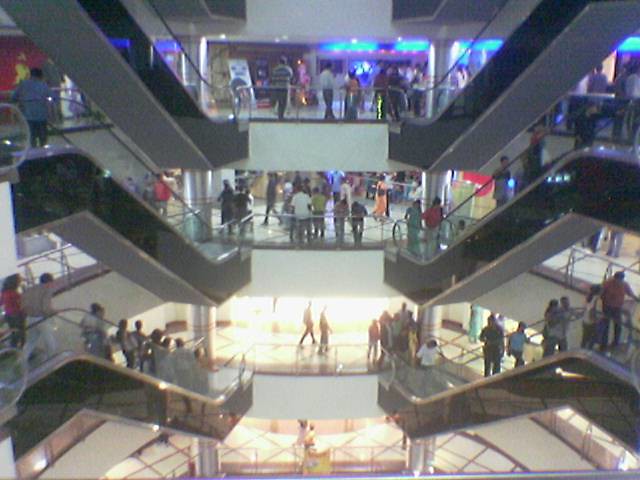 Escalators at Garuda Mall