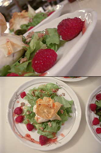 Greens With Walnut Vinaigrette