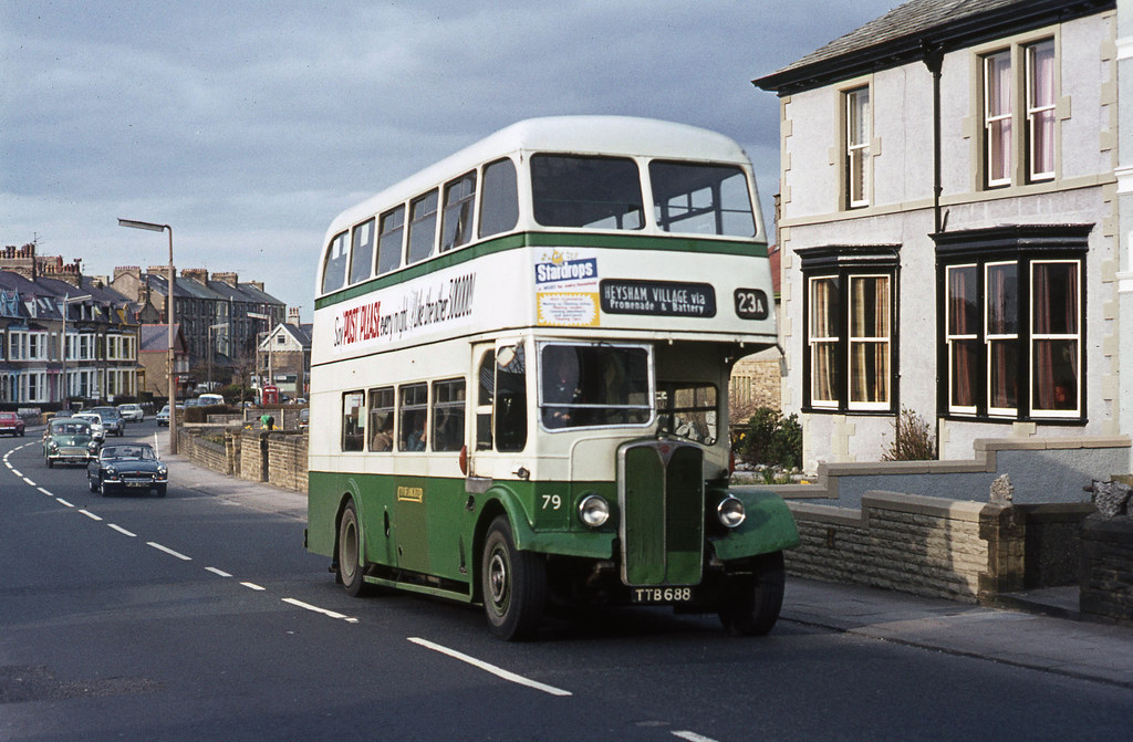 Lancaster(Morecambe livery) Regent No.79 in Heysham. Mar'7… | Flickr