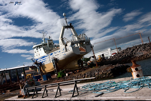 ~~ Docked fishing boat in Reykjavik harbour #2 ~~ by Julien Ratel ( Júllí Jónsson )
