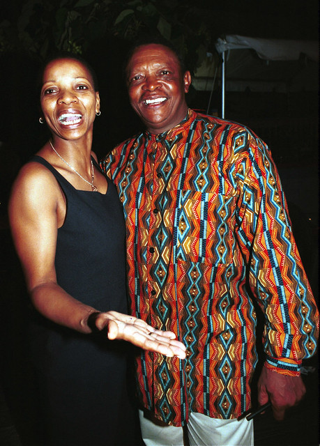 Hugh Masekela from South Africa at Katmandu Club Philadelphia July 1 1998 003 Thoko