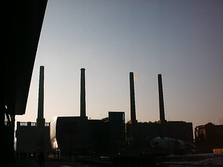 Sunset over Wolfsburg