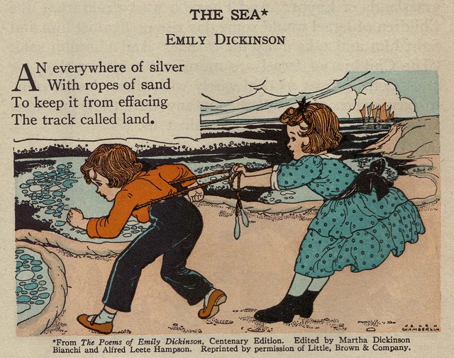 The Sea illustrated by Helen Chamberlin