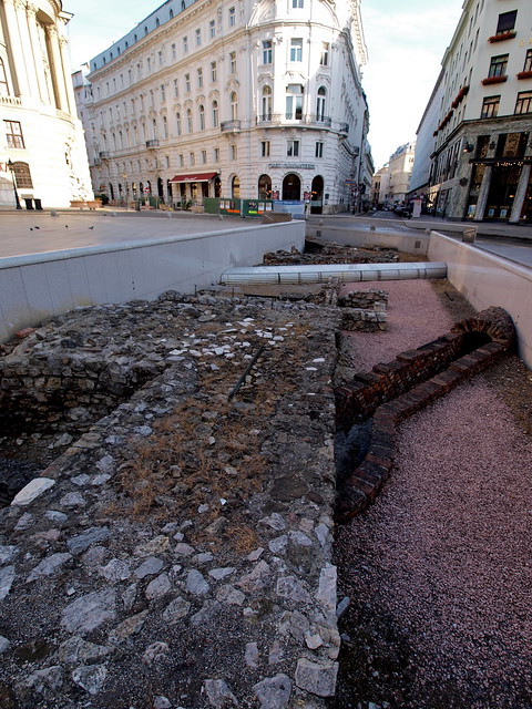 Roman ruins at the Michaelerplatz, Vienna