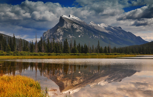 Mt. Rundle Reflected
