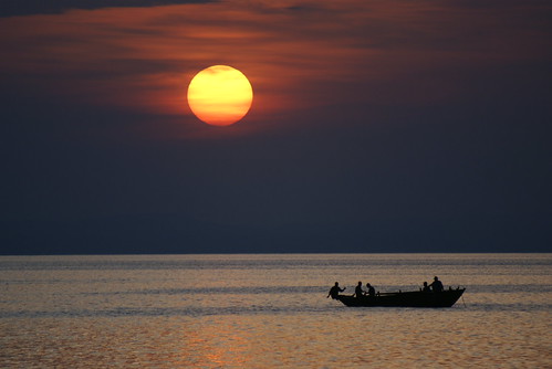 Lake Tanganyika, Tanzania by Geoff's pics from Africa and elsewhere, Lake Tanganyikaafrica sunset lake tanzania tanganyika