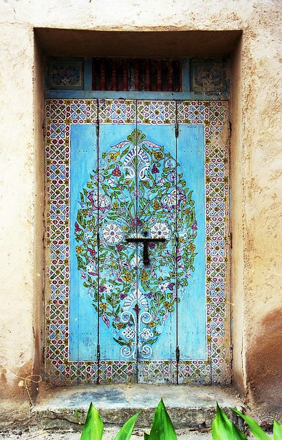 Painted Door, Rabat Oudaias, Morocco