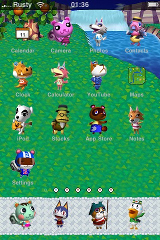 Animal crossing iPhone theme | russell bremner | Flickr