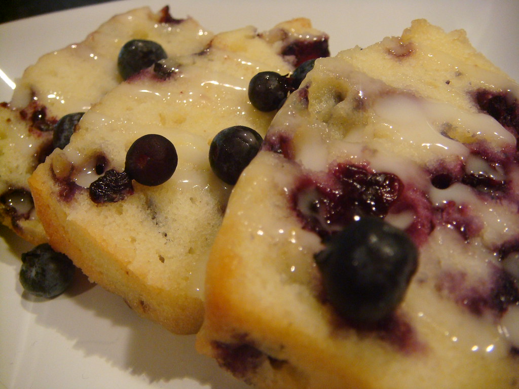 Blueberry Pound Cake