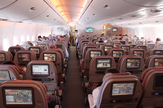 Emirates Economy Class A380 - طيران الإمارات
