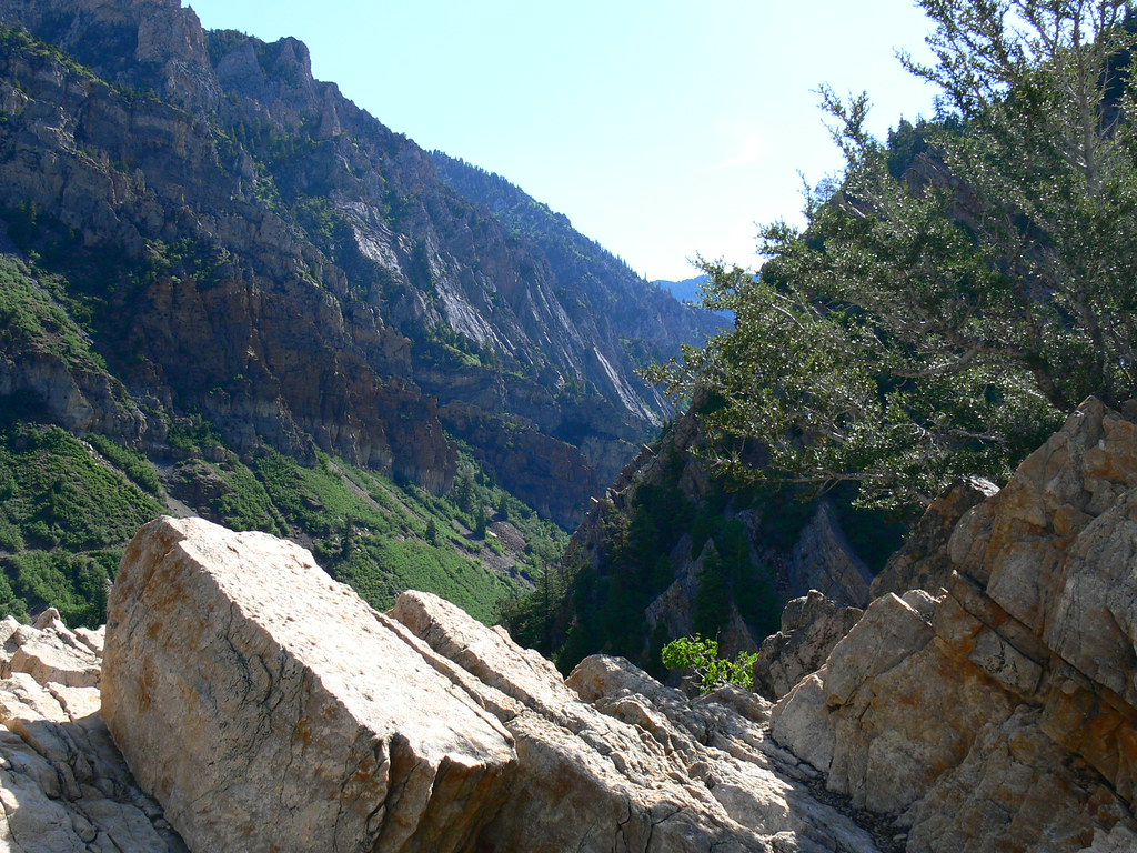Hiking up to Mt. Timpanogos Caves
