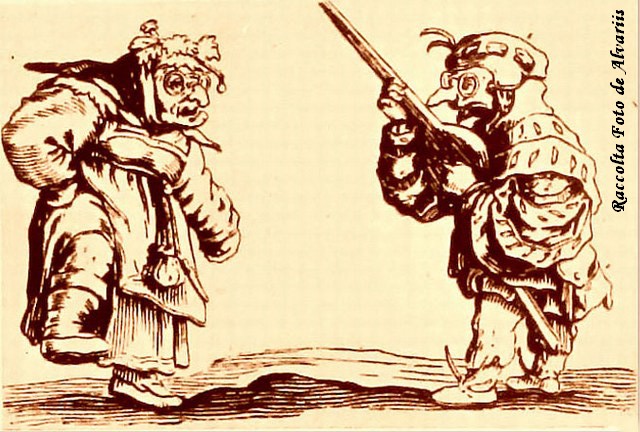 1630 Ca Personaggi G L Bernini In Caricatura E La Vecchi Flickr