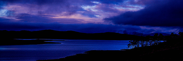 Winters Evening at Loch Thom