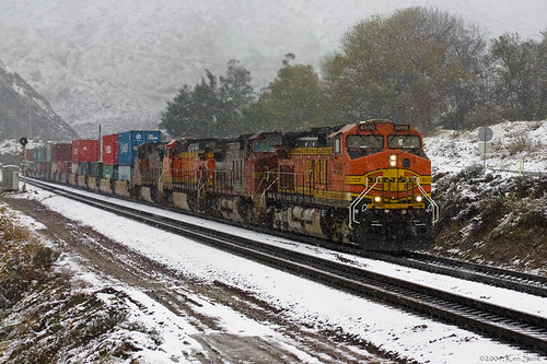 Snow Falling at Swarthout by K-Szok-Photography