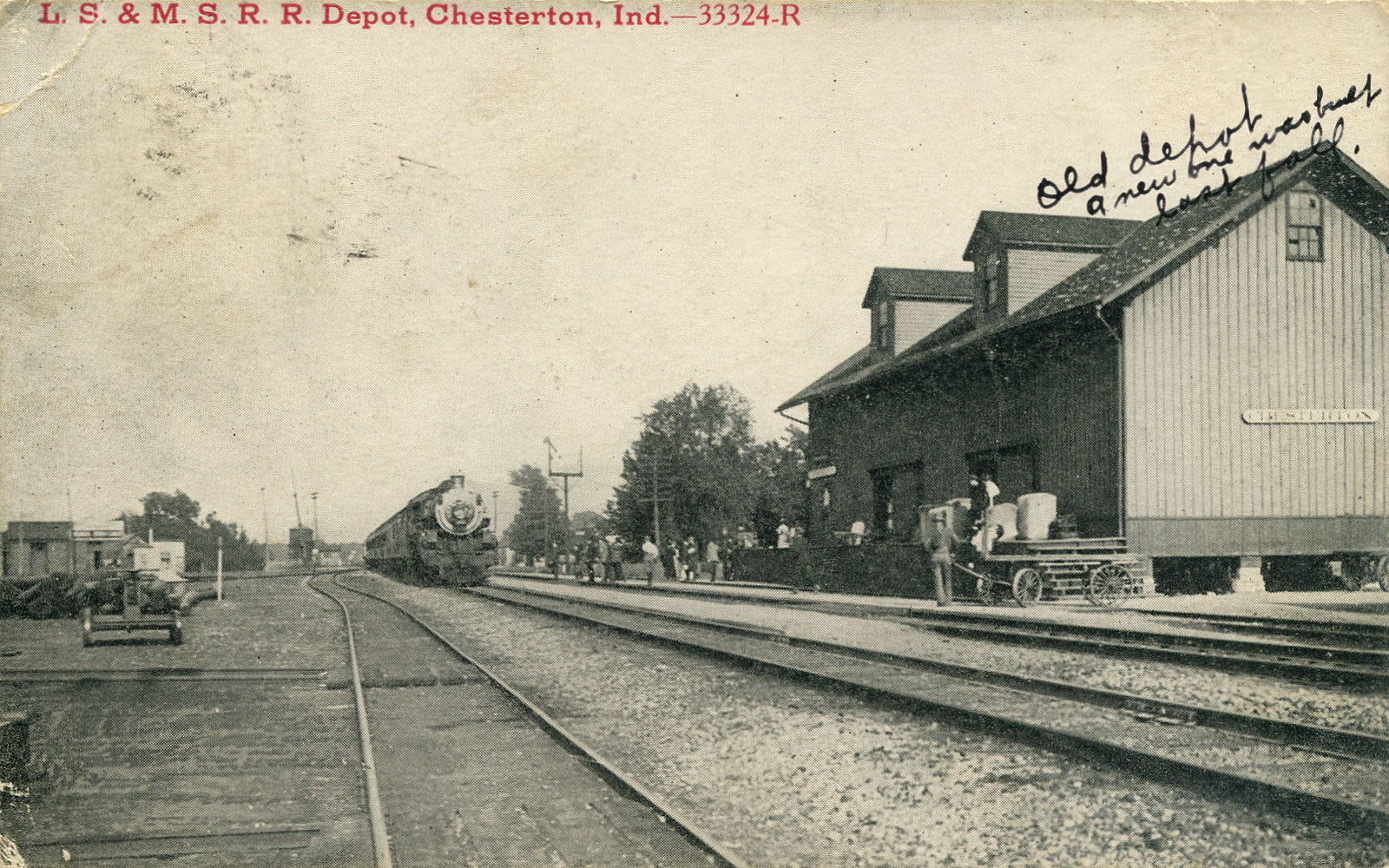 Lake Shore and Michigan Southern Railway Station, 1915 - Chesterton, Indiana