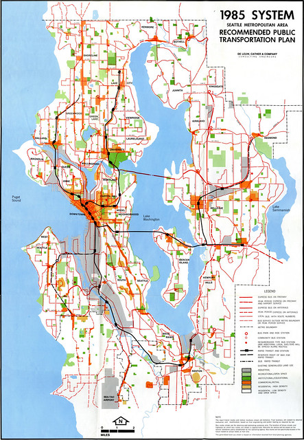 1985 system : Seattle Metropolitan Area Recommended Public Transportation Plan