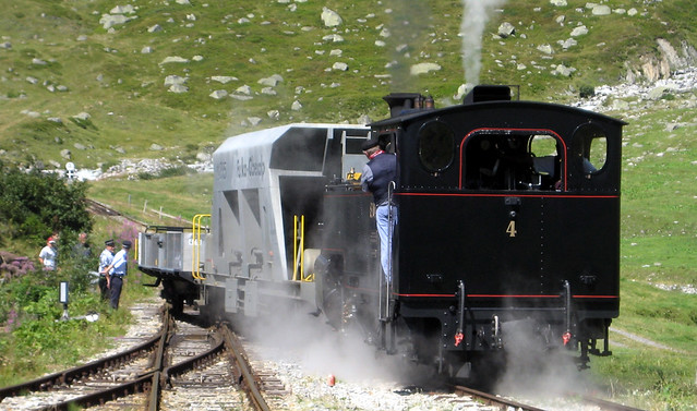 Dampfbahn Furka Bergstrecke 2009 (Schweiz)