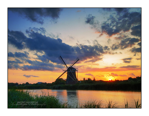 HDR Sunset @ Windmill 'Prinsenmolen', Rotterdam by Archetype Fotografie