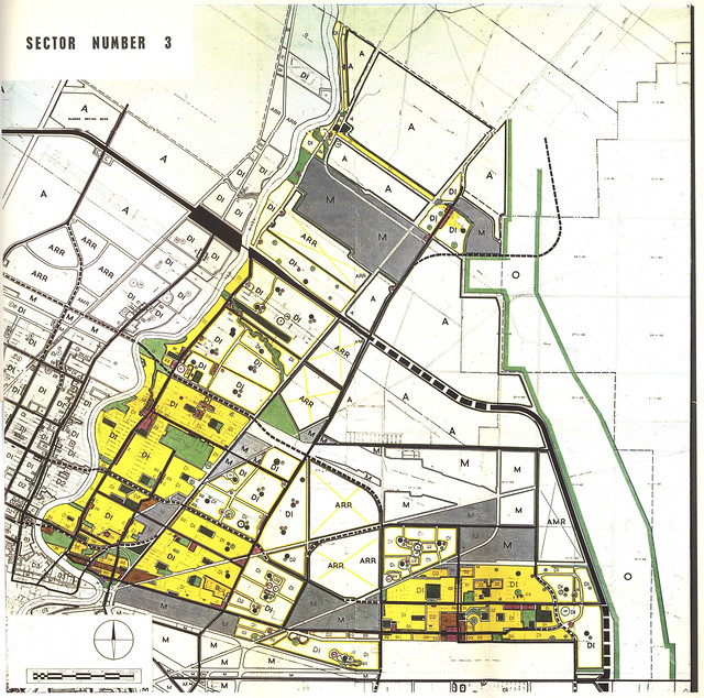 Winnipeg General Land Use Map Sector Number 3 (1963)