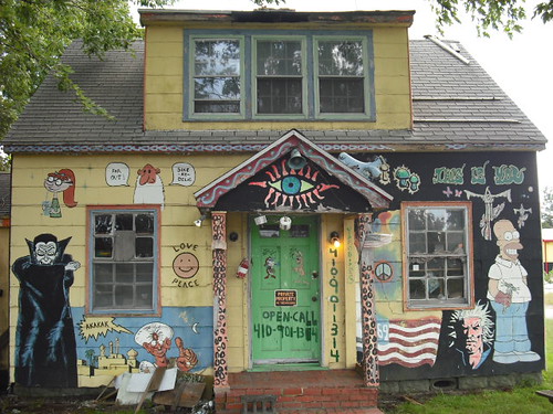 the Way-Back Machine | This house used to be a vintage comic… | Flickr